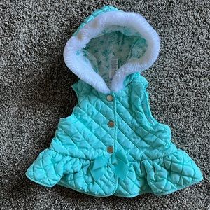 Baby girls winter vest
